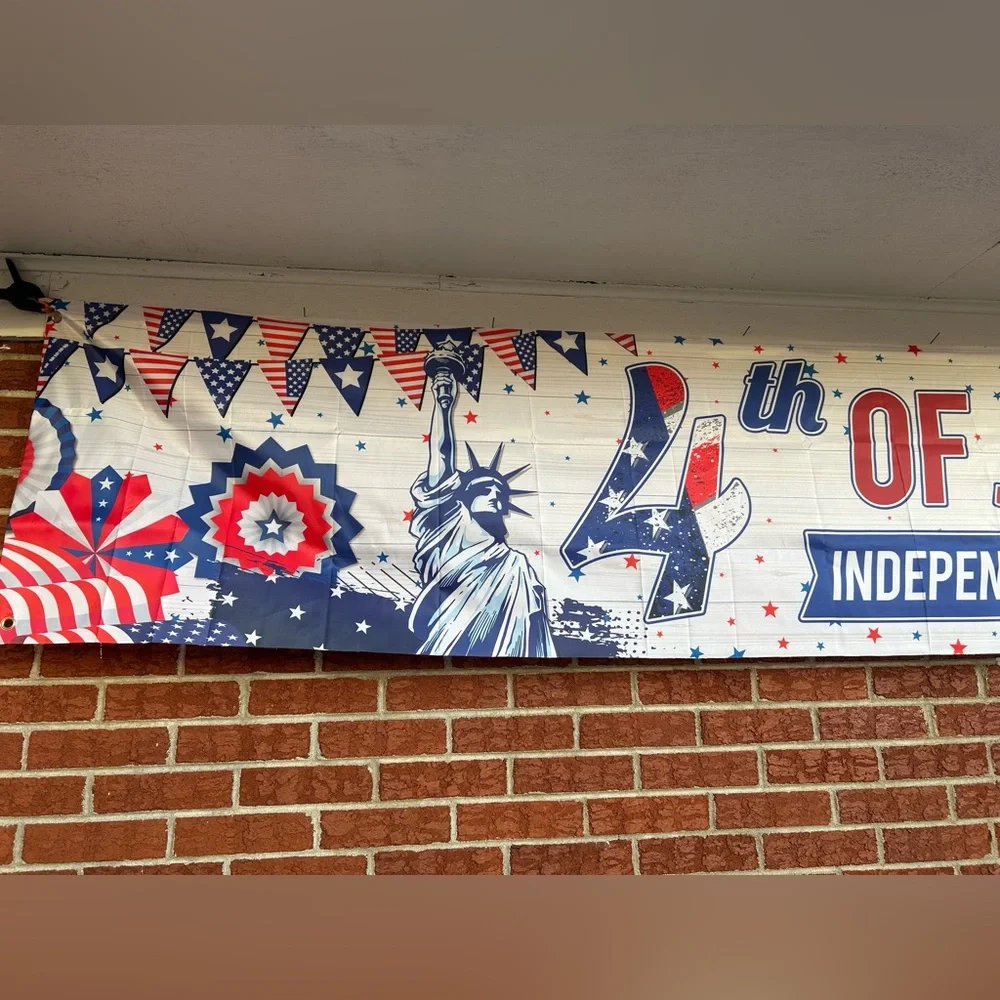 4 th.of July, Independent Day Banner#2, 120 x 20, Independent Day Celebratetion